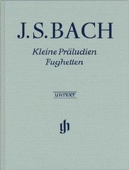 Bach Little Preludes and Fughettas Piano Sheet Music Henle Urtext Hardcover Book