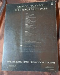 George Harrison Songbook 1rst Edition 1970 Complete Poster Lyrics Charts Intact