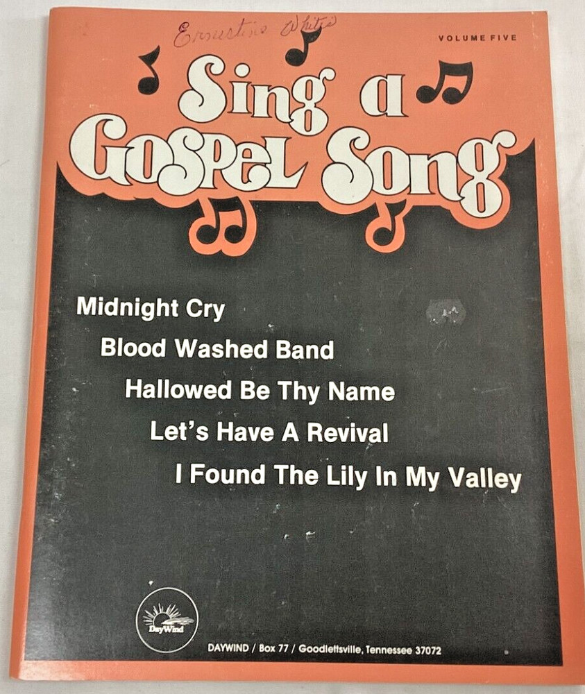 Sing a Gospel Song – Volume 5 – Gospel Songbook