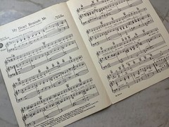 1957, My Heart Reminds Me, Kay Starr, Al Stillman, Vintage, Sheet Music