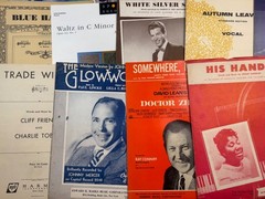 Vintage Sheet Music Lot of 31 Piano Song Books Ephemera 1930s -1950s Show Tunes