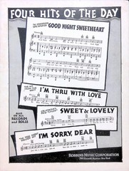 Gettin Sentimental Sheet Music Paul Whiteman Matt Malneck Gus Kahn 1931 Fox Trot