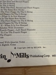 Vtg 1960 Belwin String Builder Book 1 Samuel Applebaum Violin Viola Cello Bass