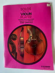 G. Schirmer Solos for the Violin Player Sheet Music Piano Accompaniment Int