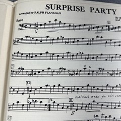 Surprise Party by Hilliard and Bishop Sheet Music Piano Trumpet Sax