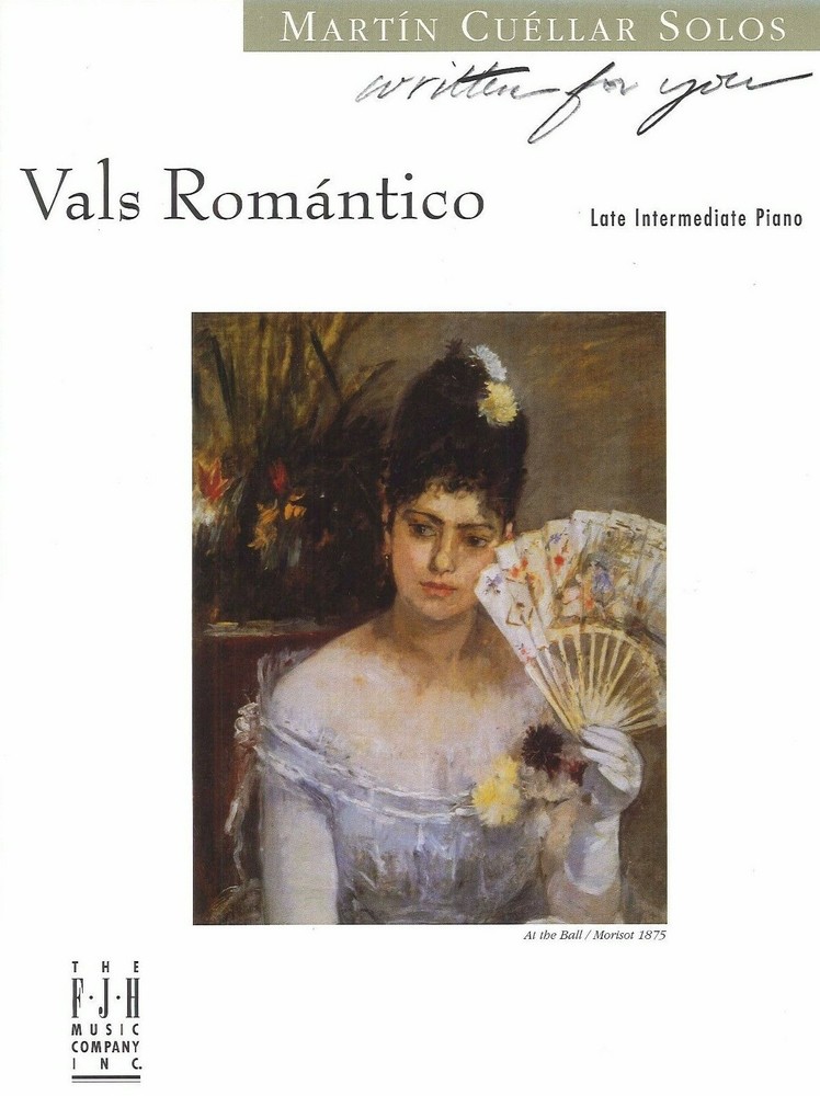 Vals Romantico Mid Intermediate Piano Solo Sheet Music 1998 Cuellar