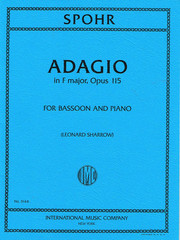 Spohr – Adagio in F major, Opus 115 for Bassoon and Piano (3144)