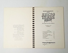 1976 JERICHO BRASS AGAIN – 3 Music Books – Full Instrumentation – USA Medley