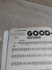 Good-bye Blues Full Score Vintage 8 Instruments Orchestra Robbins Modern Rhythm