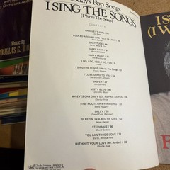 1970’s Pop Rock Compilation Songbook Today’s Pop Songs Piano Guitar Voice VG+