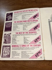 The Best of the Seventies 80 Great Songs 1976 Piano Vocal Guitar Lyrics Songbook