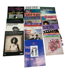Big Lot Of Sheet Music Piano Vocal Guitar Popular Artist Jackson Wonder Elton