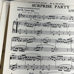 Surprise Party by Hilliard and Bishop Sheet Music Piano Trumpet Sax