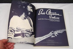 Eric Clapton Deluxe 1978 Songbook Sheet Music