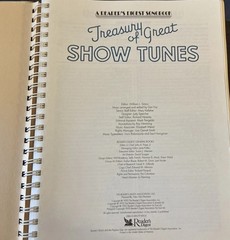 Treasury of Great Show Tunes Playing Instruction Sheet Music Readers Digest Vtg
