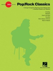 Pop Rock Classics Sheet Music Beginning Solo Guitar Book NEW 000115022