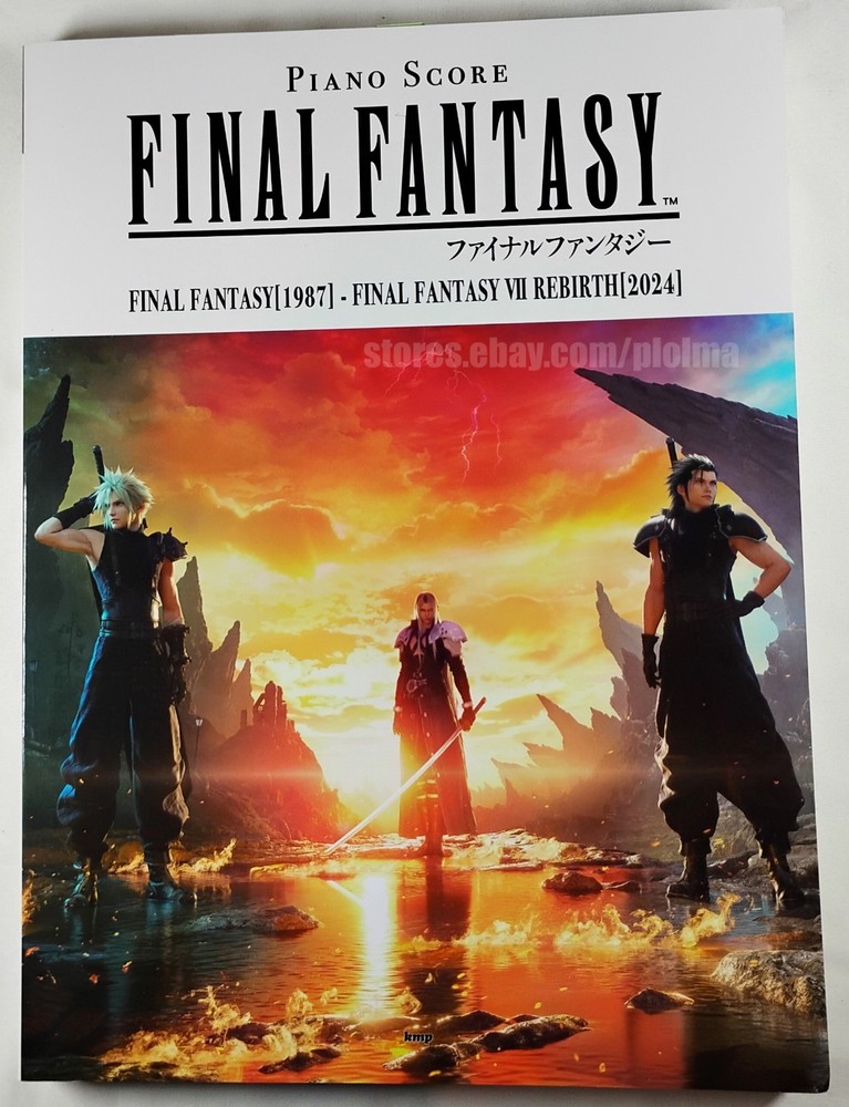 Final Fantasy Piano Score 1987 – 2024 VII Rebirth IMPERFECT Sheet Music Remake X