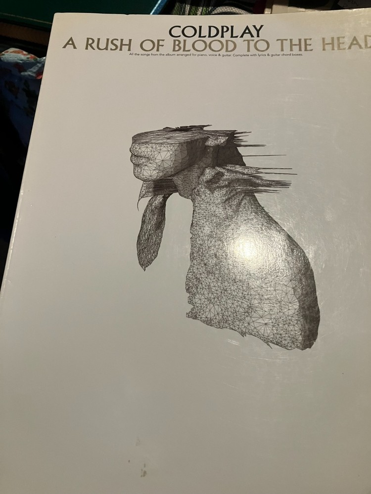 Coldplay music book A Rush of Blood to the Head lyrics and sheet music