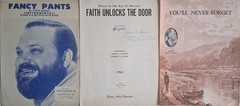 Lot of 40+ 1950s Vintage Sheet Music Pieces – All G or VG Condition
