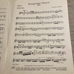 Violin & Piano Four Short Pieces, Frank Bridge, Hungarian Dance, Brahms