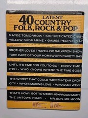 40 Latest Country Folk Rock Pop Vocal Sheet Music Deluxe Modern World Library