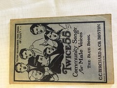 Twice 55 Community Songs for Male Voices The Blue Book Birchard c1926; lot of 4