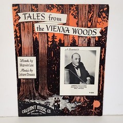 Vintage 1939 Tales from the Vienna Woods Sheet Music Joseph Gallicchio Cover