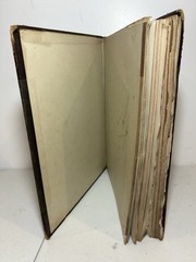 Antique Victorian Leather Bound Sheet Music Book Carrie L. Colton Many Songs