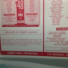 Robbins Music Corp 30 Spot Hits Collection Song Book Concert Band Marching Int
