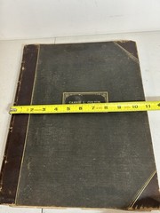 Antique Victorian Leather Bound Sheet Music Book Carrie L. Colton Many Songs