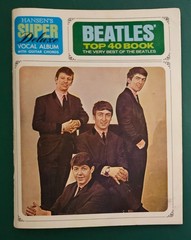 Vintage Beatles Top 40 Songbook with Lyric Sheet Excellent !