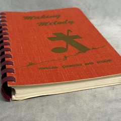 Vintage Bible Memory Assoc Making Melody Songbook Christian Solo Singer USA Red