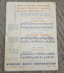 Vintage 1930s 1940s Sheet Music Robbins Music Corporation New York Mix Lot Of 8