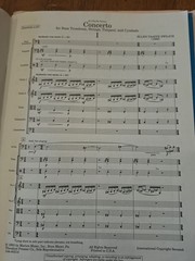 sheet music lot of Bass Trombone Works
