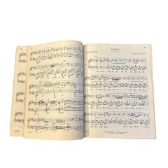 Vintage Lot Musical Scores Piano Works Frederic Chopin Nocturnes Songbooks