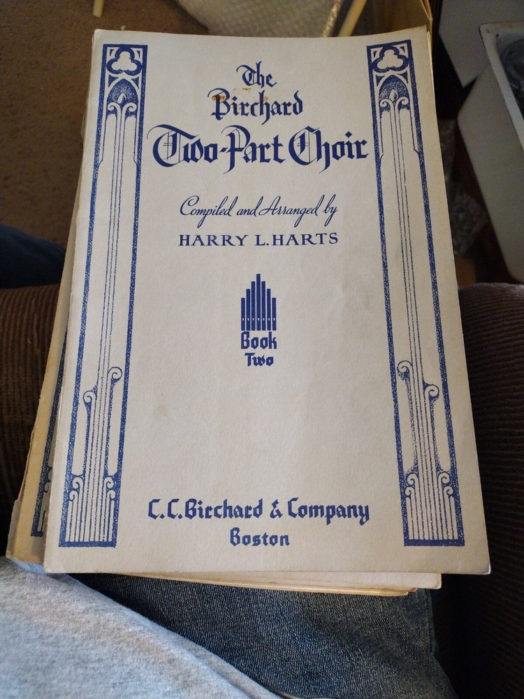 The Birchard Two Part Choir Book Two Sheet Music Harry L. Harts 1937