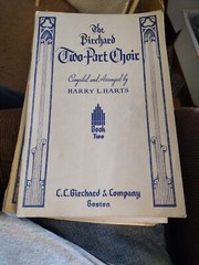 The Birchard Two Part Choir Book Two Sheet Music Harry L. Harts 1937