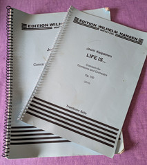 Jouni Kaipainen Life Is… Trombone Concerto Conductor&rsquo;s score Trombone Part
