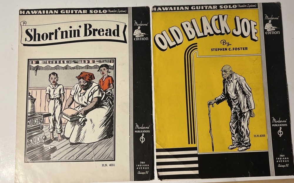 Short’nin’ Bread OLD BLACK JOE 1941 Hawaiian Guitar SHEET MUSIC!