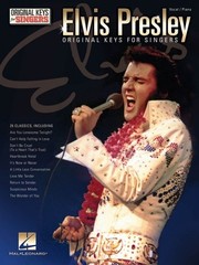 Elvis Presley Original Keys for Singers Vocal Piano Book NEW 000138200