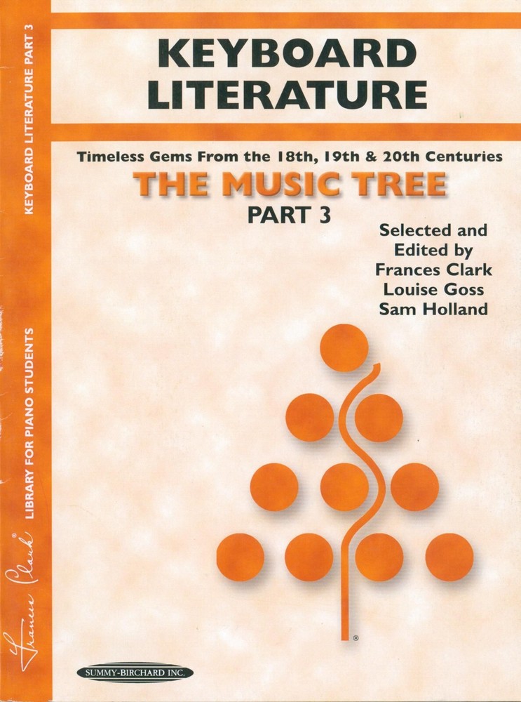 Music Tree Keyboard Literature Part 3 Early Intermediate Piano Clark Diabelli