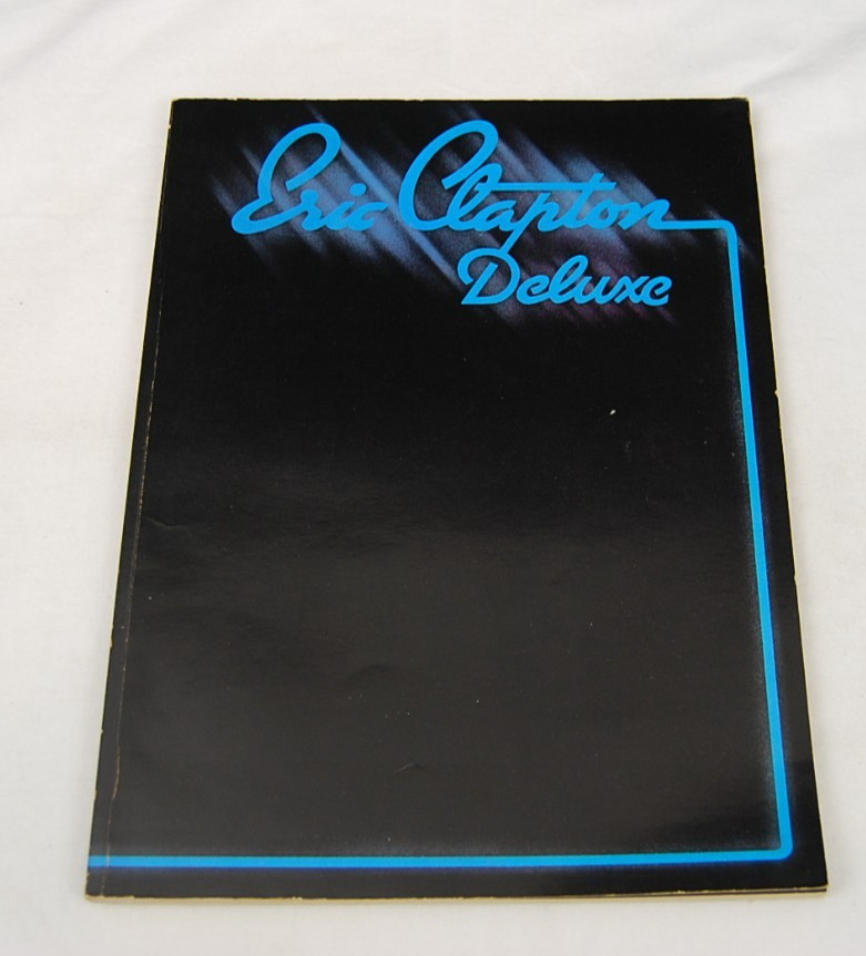 Eric Clapton Deluxe 1978 Songbook Sheet Music