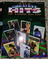 1980s-1990s Song Book Lot of 6 Piano Vocal Chords Pop Rock TV Country Mixed