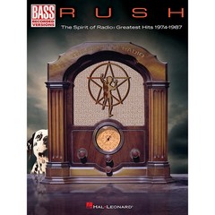 RUSH – The Spirit Of Radio: Greatest Hits 1974 – 1987 Bass Guitar Tab Songbook