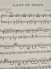 Vintage Lady of Spain Sheet Music Tolchard Evans Piano Solo Flamenco Dancer…