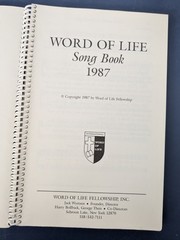 Word Of Life Song Book 1987 + 1988 Word Of Life Fellowship Jack Wyrtzen