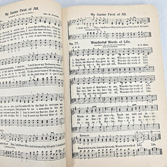 Make Christ King Combined Gospel Music Hymns Songbook Chorus 1930s Vtg