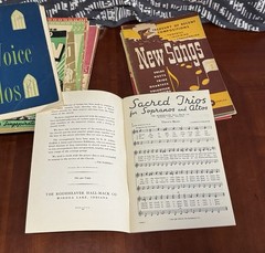 Huge Vintage Gospel Choir Songbook Lot Rodeheaver Low Voice Sacred Music