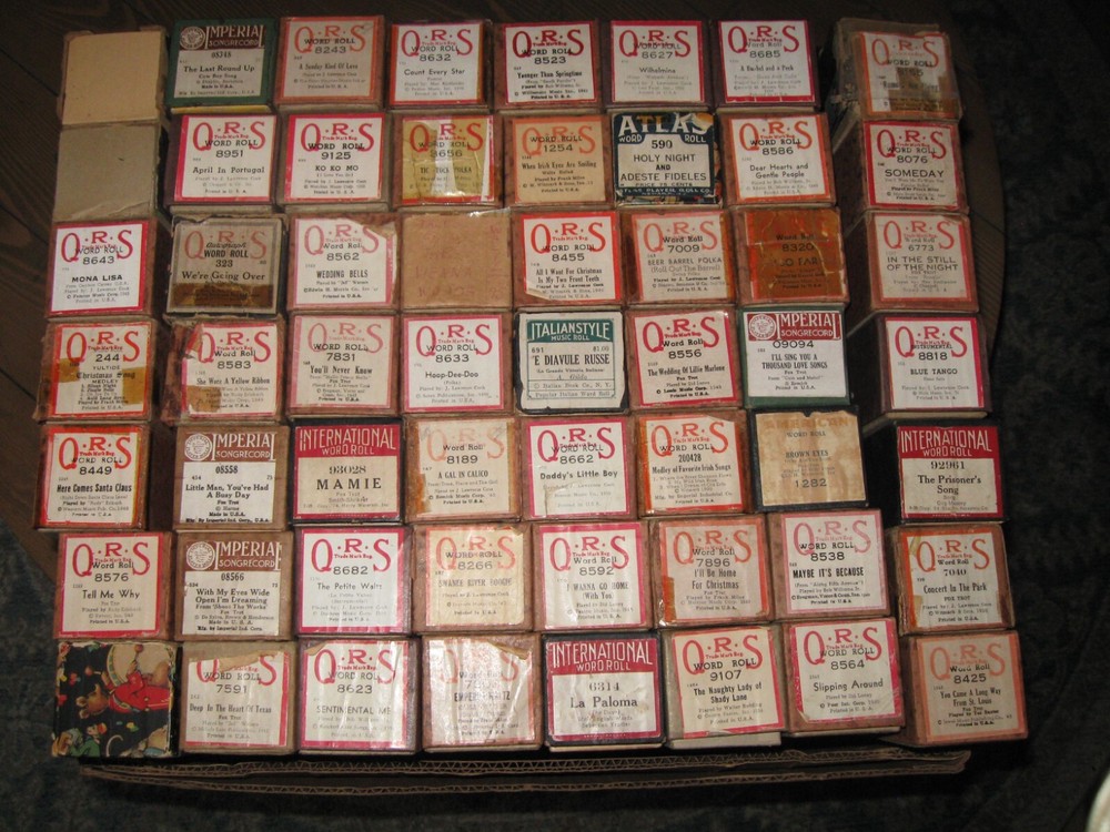 QRS Player Piano Word/Music Roll Many to choose from