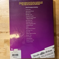 Songs of the 50&rsquo;s: The Decade Series Songbook Piano Vocal Guitar